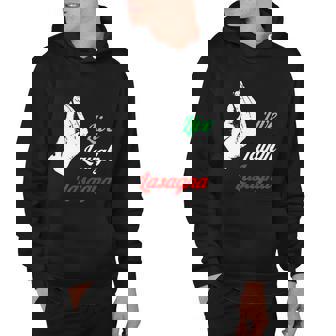 Funny Live Laugh Lasagna Funny Lasagna Lovers Hoodie - Thegiftio UK