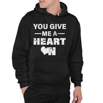 Funny Valentines Day Give Me A Heart On Hoodie - Monsterry DE