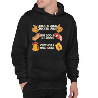 Funny Viral Chicken Wing Song Meme Hoodie - Monsterry