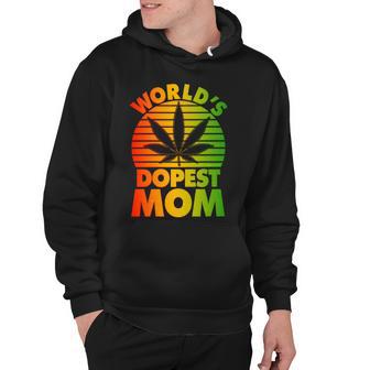 Funny Worlds Dopest Mom Hoodie - Monsterry UK