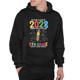 Future Class Of 2028 6Th Grade First Day Of School Back To School Hoodie - Thegiftio UK