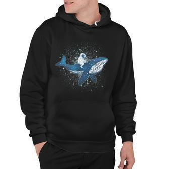 Galaxy Space Astronaut Whale Hoodie - Monsterry AU