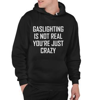 Gaslighting Is Not Real Youre Just Crazy Hoodie - Monsterry