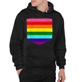 Gay Lesbian Pride Lgbt Flag Pocket Hoodie