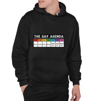 Gay Pride Agenda Lgbt Pride Month Hoodie - Monsterry CA
