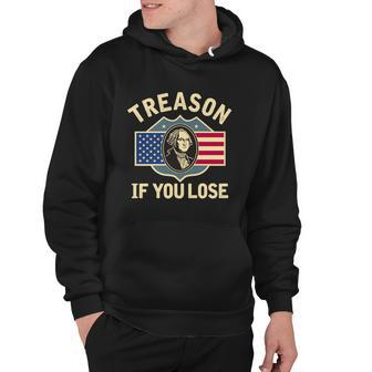 George Washington Its Only Treason If You Lose Men Hoodie - Thegiftio UK