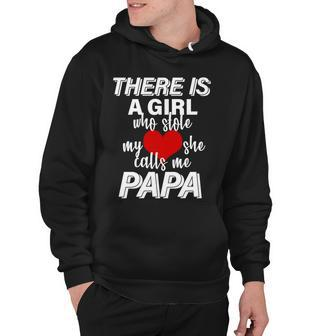 Girl Who Stole My Heat Calls Me Papa Fathers Day Tshirt Hoodie - Monsterry CA