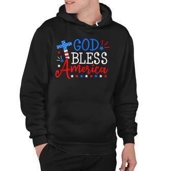God Bless America 4Th Of July Funny Us Flag Patriotic Hoodie - Seseable