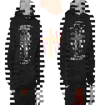 God Bless America Land That I Love Us Flag Funny 4Th Of July V2 Hoodie - Seseable