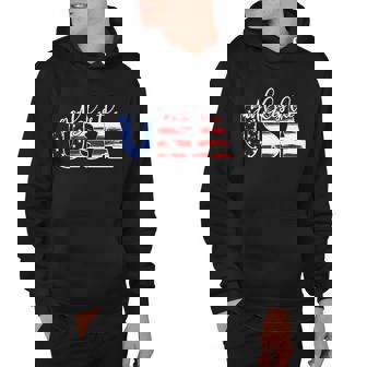 God Bless The Usa American Flag V2 Hoodie - Thegiftio UK
