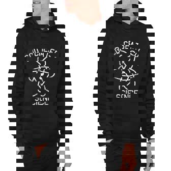 God Created Science Atom Intelligent Creation Men Hoodie - Thegiftio