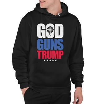 God Guns & Donald Trump V2 Hoodie - Monsterry
