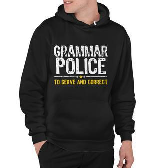 Grammar Police To Serve And Correct Funny Meme Tshirt Hoodie - Monsterry DE