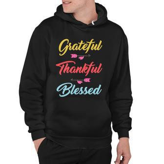 Grateful Thankful Blessed V2 Hoodie - Monsterry AU