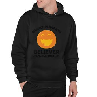 Great Pumpkin Believer Since 1966 Pumpkin Halloween Quote Hoodie - Monsterry UK