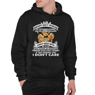 GRUMPY NAVY VET Hoodie - Monsterry