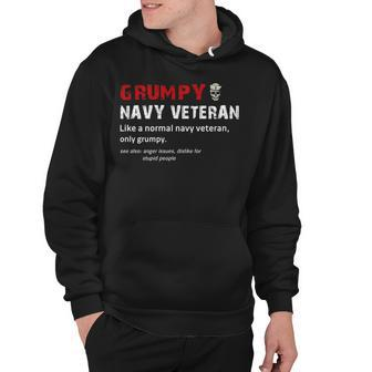 Grumpy Navy Veteran Hoodie - Monsterry UK