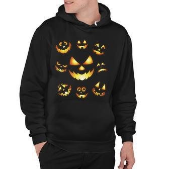 Halloween Jack Olantern Pumpkin Faces Hoodie - Monsterry DE