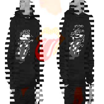 Halloween Leopard Panther Dracula Tongue Scary Men Hoodie - Thegiftio