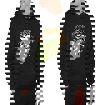 Halloween Leopard Panther Frankenstein Tongue Scary Men Hoodie - Thegiftio