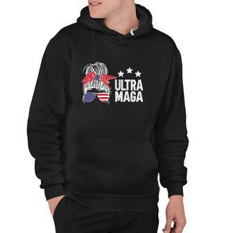 Happy 4Th Of July Funny Ultra Maga Hoodie - Monsterry