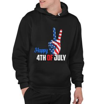 Happy 4Th Of July Peace America Independence Day Patriot Usa Gift Hoodie - Monsterry CA