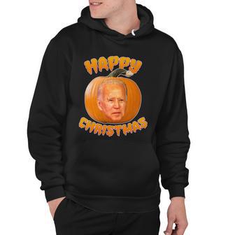 Happy Christmas Joe Biden Halloween Pro Trump Hoodie - Monsterry DE