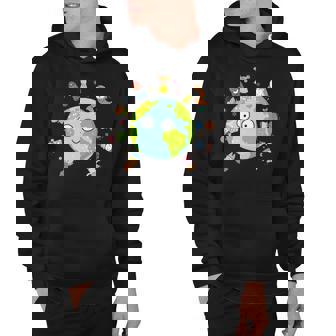 Happy Earth Day Children Around The Planet Hoodie - Thegiftio