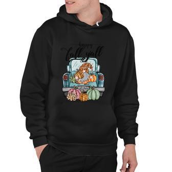 Happy Fall Yall Thanksgiving Quote V3 Hoodie - Monsterry CA