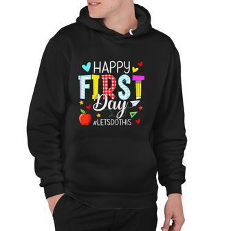 Happy First Day Lets Do Welcome Back To School Teacher V2 Hoodie - Thegiftio UK