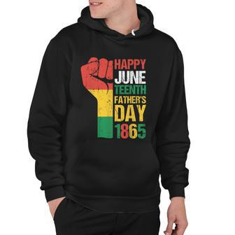 Happy Juneteenth Fathers Day 1865 Fathers Day Hoodie - Monsterry DE