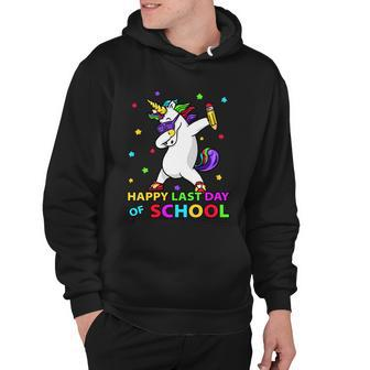 Happy Last Day Of School Funny Unicorn Cute Teacher Student Cute Gift Hoodie - Thegiftio UK