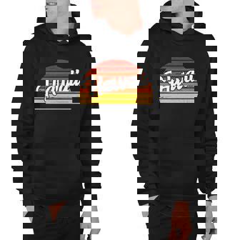Hawaii Sunset Retro Vintage Men Hoodie - Thegiftio
