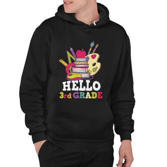 Hello 3Rd Grade Back To School First Day Of School V2 Hoodie - Monsterry CA