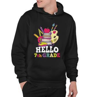 Hello 7Th Grade First Day Of School Back To School V2 Hoodie - Monsterry DE
