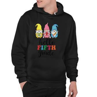 Hello Fifth Grade School Gnome Teacher Students Graphic Plus Size Shirt Hoodie - Monsterry AU