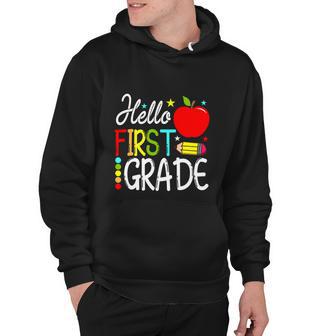 Hello First Grade Back To School Teacher Hoodie - Monsterry CA