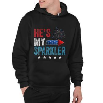 Hes My Sparkler His And Hers 4Th July Vintage Gift Hoodie - Monsterry CA