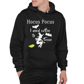 Hocus Pocus I Need Coffee To Focus Hoodie - Monsterry AU