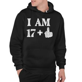 I Am 17 Plus 1 Years Old 18Th Birthday 18 Years Old Bday Hoodie | Seseable UK