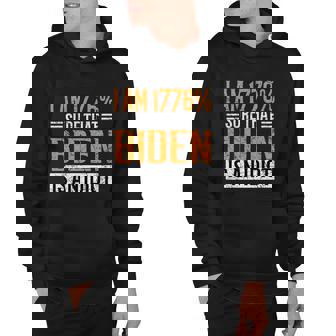 I Am 1776 Sure That Biden Is An Idiot Tshirt Tshirt Hoodie - Monsterry