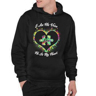 I Am His Voice He Is My Heart- Autism Awareness Tshirt Hoodie - Monsterry AU