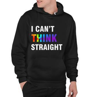 I Cant Think Straight Gay Pride Tshirt Hoodie - Monsterry AU