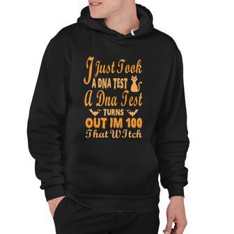 I Just Took A Dna Test A Dna Test Turns Out Im 100 That Witch Halloween Quote Hoodie - Monsterry DE