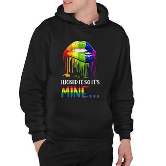 I Licked It So It Mine Gay Pride Lgbt Pride Tshirt Hoodie - Monsterry CA