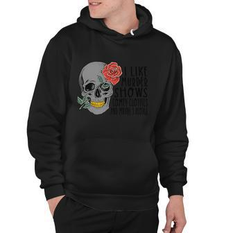 I Like Mudder Shows Comfy Clothes And Maybe 3 People Halloween Quote V2 Hoodie - Thegiftio UK