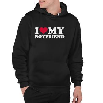 I Love My Boyfriend Gift Hoodie - Monsterry CA