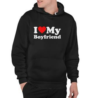 I Love My Boyfriend Love Boyfriend Hoodie - Thegiftio UK