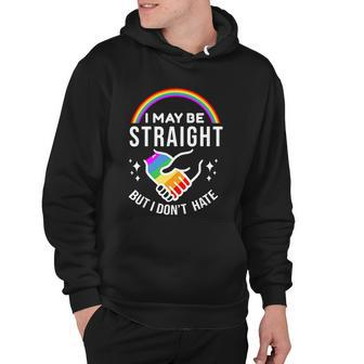 I May Be Straight But I Dont Hate Premium Hoodie - Monsterry