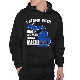 I Stand With That Woman From Michigan Support Hoodie - Thegiftio UK